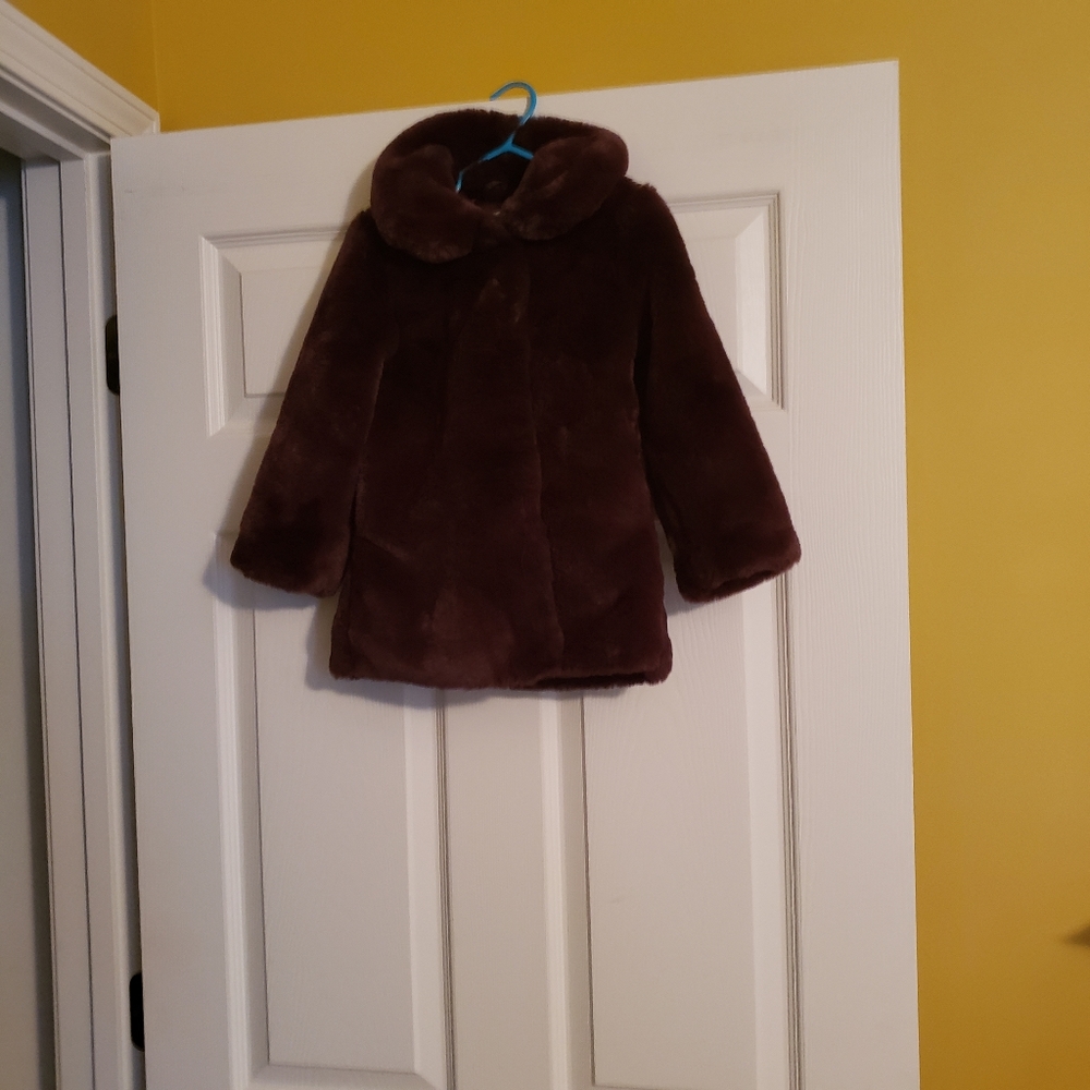 3-4T Faux fur coat